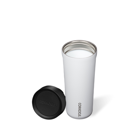 Corkcicle Commuter Cup, 17oz, Gloss White