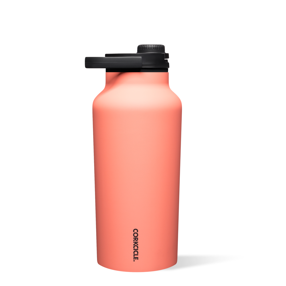 Corkcicle Sport Jug, 64oz, Coral