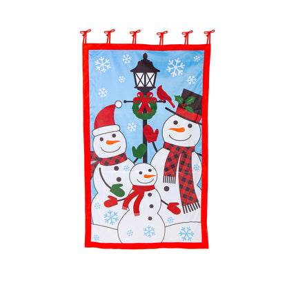 Snowman Family Shadow Scapes Window Shade, 60in