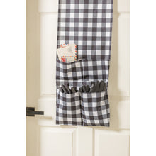 Load image into Gallery viewer, Black &amp; White Buffalo Plaid Door Runner
