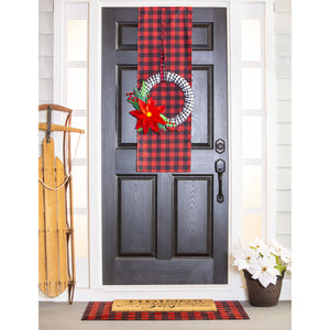 Red & White Buffalo Plaid Door Runner