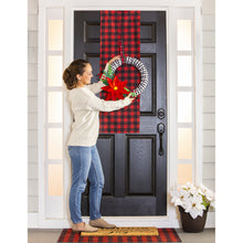 Load image into Gallery viewer, Red &amp; White Buffalo Plaid Door Runner
