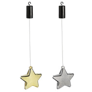 Outdoor LED Star Shaped Ornament, 8.5in, 2 Colours