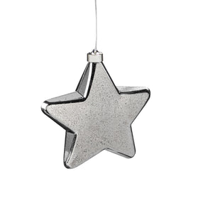 Outdoor LED Star Shaped Ornament, 8.5in, 2 Colours