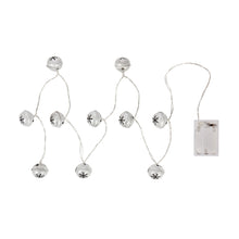 Load image into Gallery viewer, Metal Jingle Bell LED String Lights, 10 Light, 3ft
