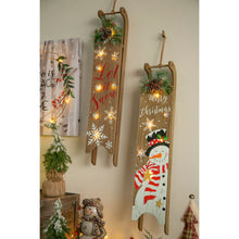 Load image into Gallery viewer, Wooden LED Sled Wall Decor, 2 Styles
