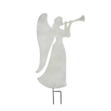 Load image into Gallery viewer, Laser Cut Metal Angel Garden Stake, 34in
