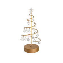 Load image into Gallery viewer, LED Christmas Tree with Crystal Ornaments, 12in
