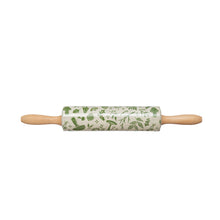 Load image into Gallery viewer, Stoneware Rolling Pin with Foliage Pattern
