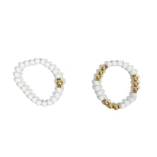 Load image into Gallery viewer, Gina Coated Double Strand Bracelet, White
