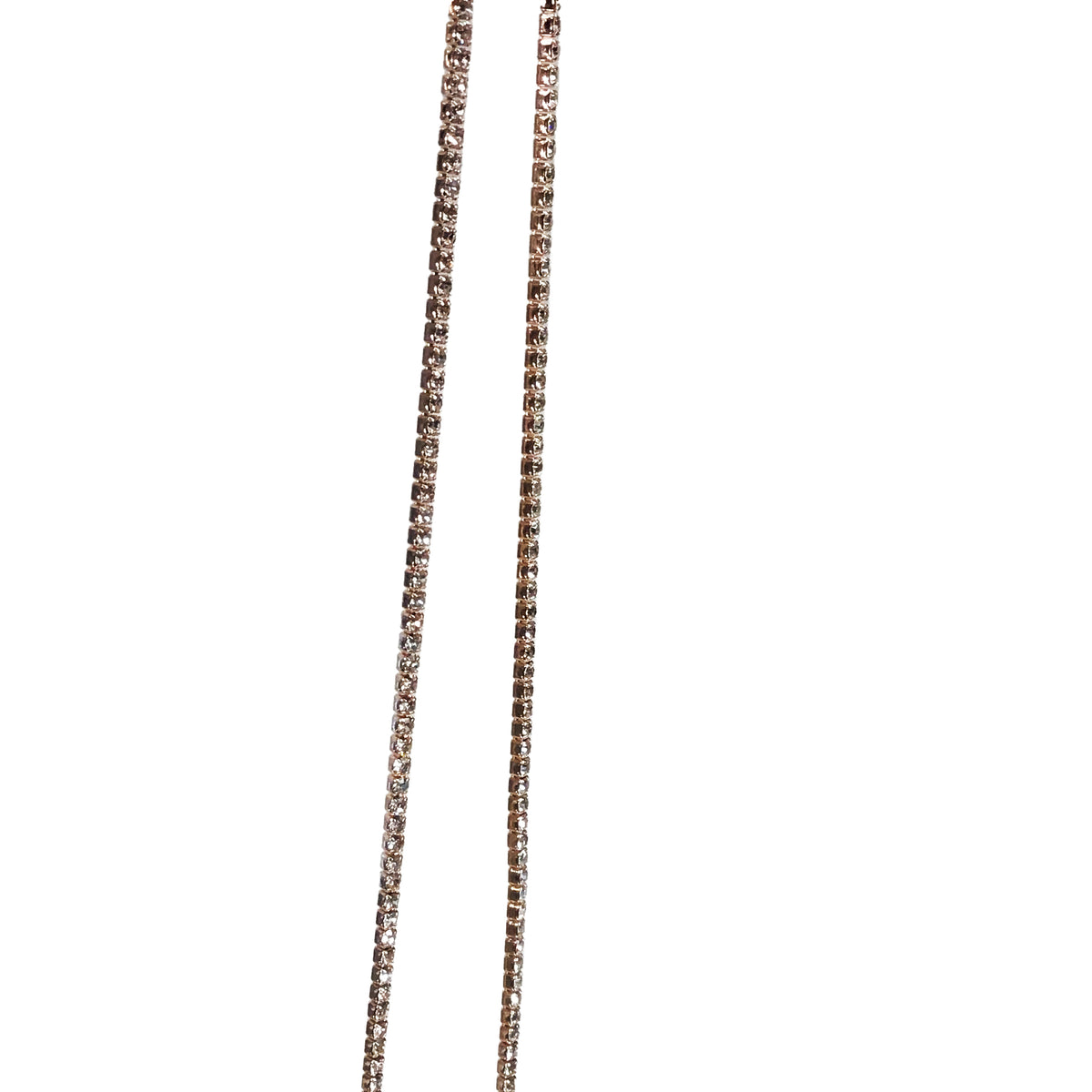 Cadence Slider Lariat Necklace, Rose Gold