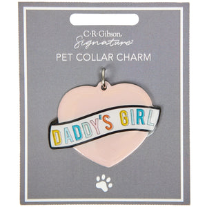 Daddy's Girl Pet Collar Charm