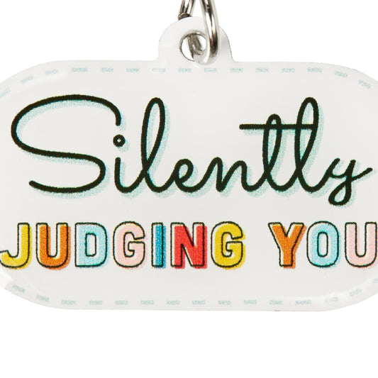 Silently Judging You Pet Collar Charm