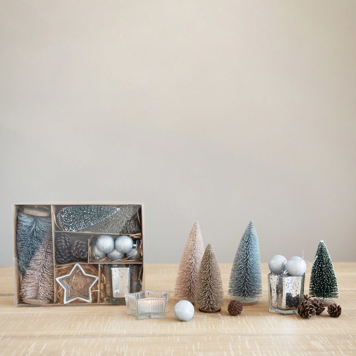 Christmas Candle Garden Kit, Boxed Set of 16