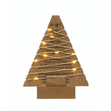 Load image into Gallery viewer, LED String Lights on Paper Tree Card, 82in
