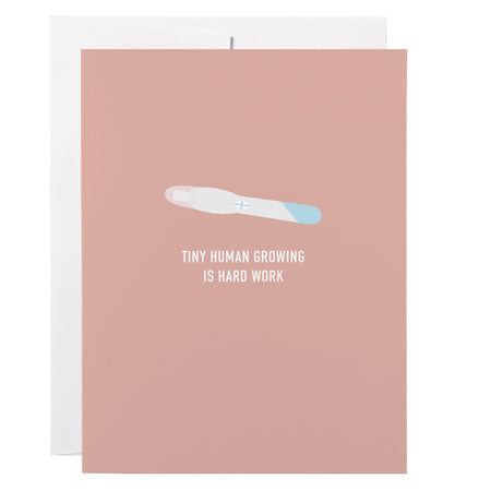 Baby Shower Card, Tiny Human Growing