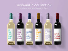 Load image into Gallery viewer, Wino-holic Collection Wine Labels

