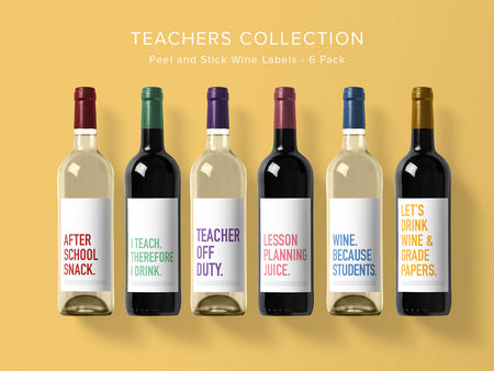 Teachers Collection Wine Labels