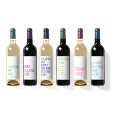 Load image into Gallery viewer, Parenting Collection Wine Labels
