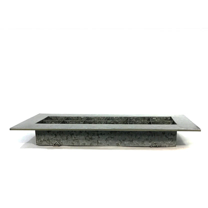 Aged Zinc 12-Pocket Wall Planter