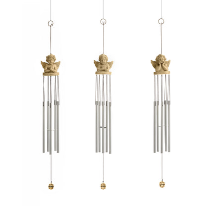 Polystone Cherub Wind Chime, 3 Styles