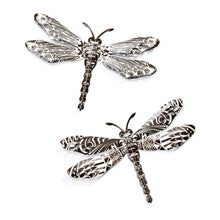 Load image into Gallery viewer, Metal Dune Dragonfly Wall Decor, 11.5in, 2 Styles
