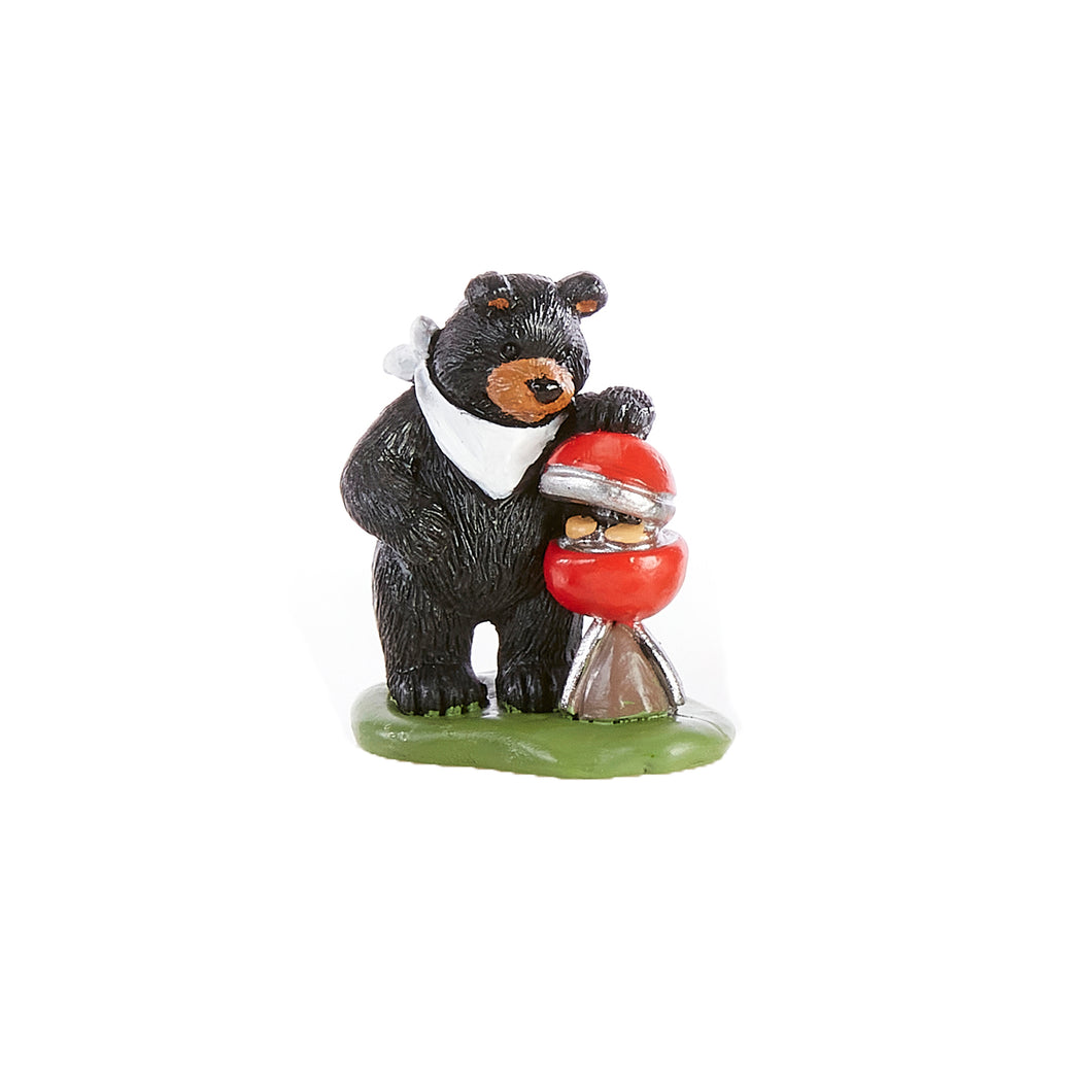 Polystone Mini Camp Bear Figurine, 9 Styles