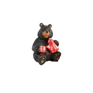 Polystone Mini Camp Bear Figurine, 9 Styles