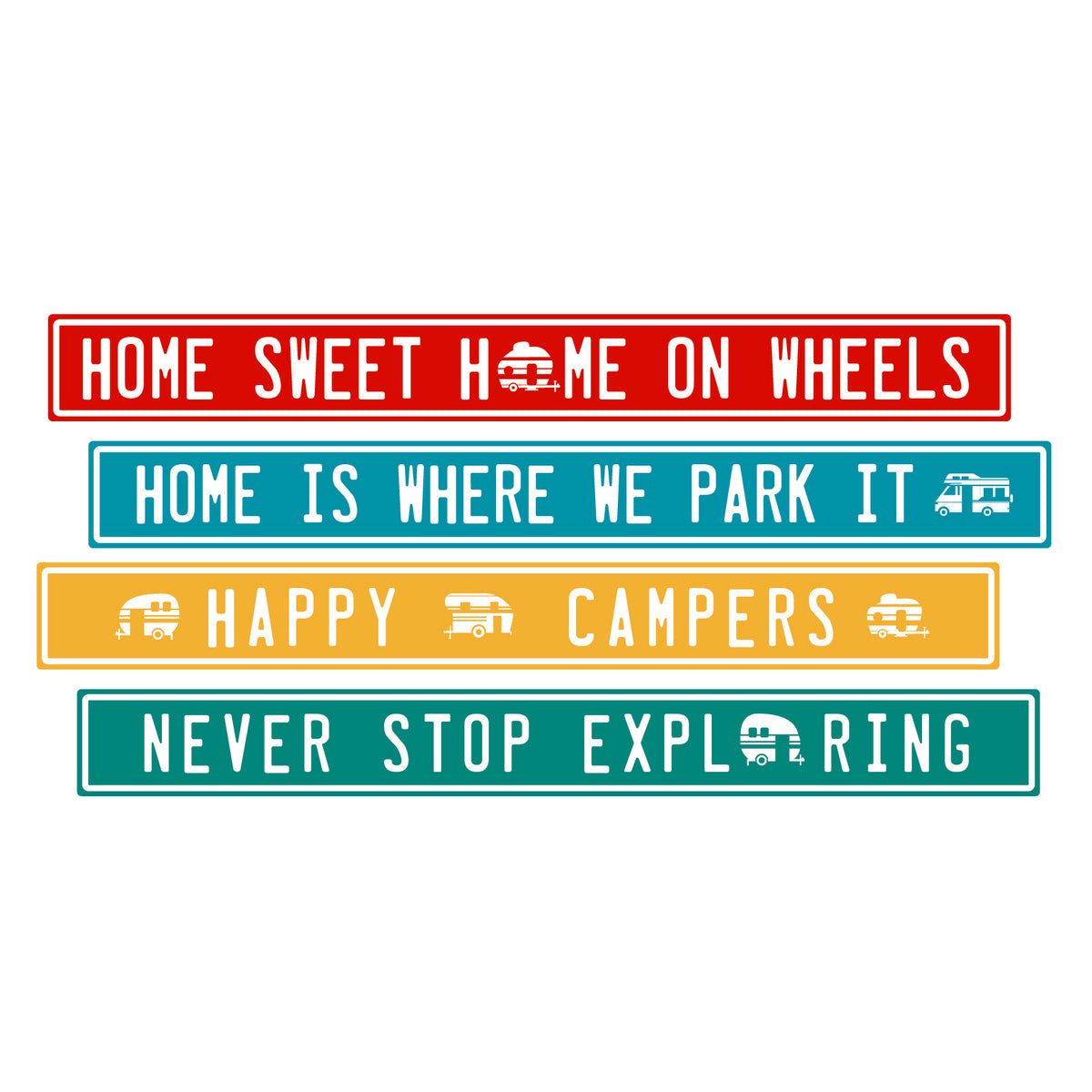 Magnetic Camper Sentiment Sign, 18in