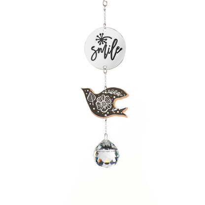 Scandi Garden Suncatcher with Sentiment, 7.5in