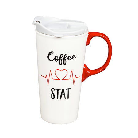 Coffee Stat Ceramic Mug w/Box, 17oz