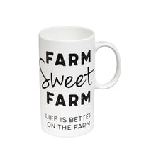 Load image into Gallery viewer, Farm Sweet Farm Tall Ceramic Mug, 20oz

