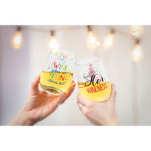 Load image into Gallery viewer, Stemless Wine Glass w/Coaster Base, Fun Comes Out
