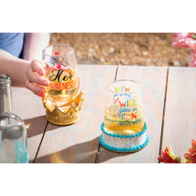 Load image into Gallery viewer, Stemless Wine Glass w/Coaster Base, Fun Comes Out
