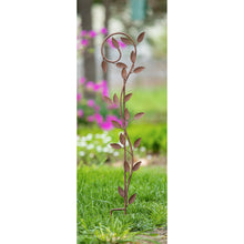 Load image into Gallery viewer, Rust Coloured Wildflower Garden Stake, 36in
