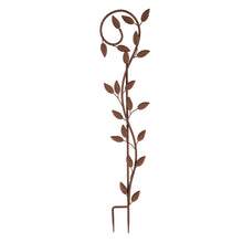 Load image into Gallery viewer, Rust Coloured Wildflower Garden Stake, 36in
