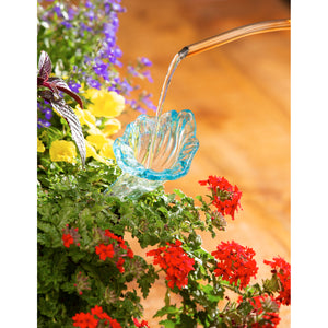 Glass Flower Plant Watering Channel, 3 Styles