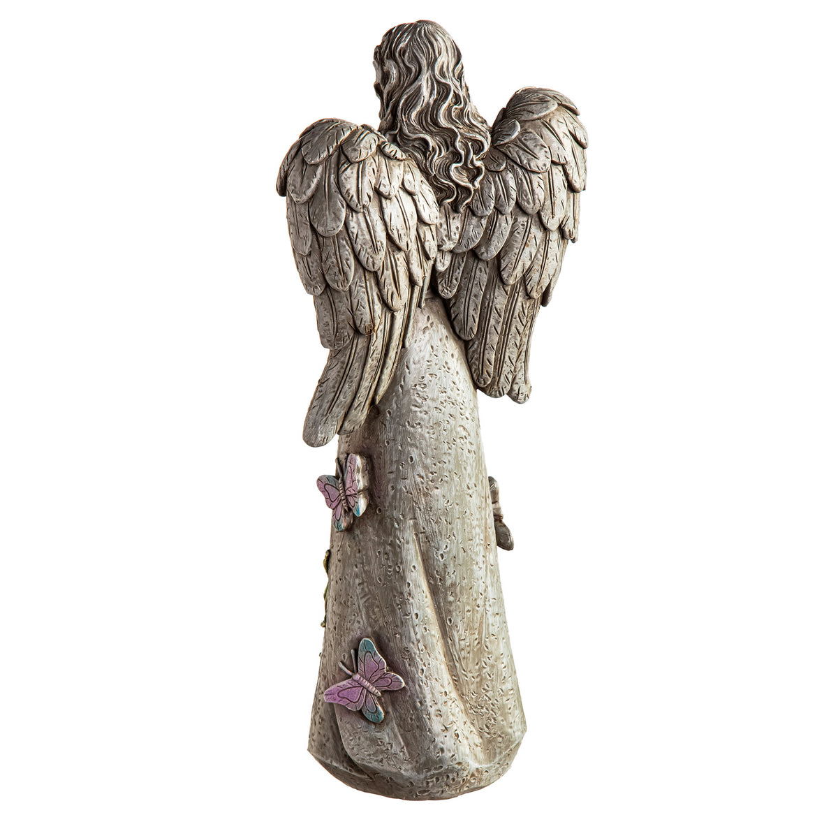 Polyresin Butterfly Angel Statue, 12in