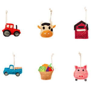 Reuseit Scrubber, Farm Icons, 6 Assorted