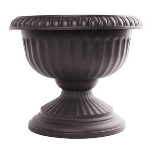 Planter, 18in, Grecian Urn, Charcoal