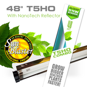 Sunblaster T5HO Grow Light with Reflector, 48in