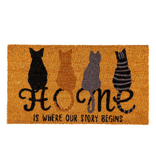 Where Our Story Begins Coir Door Mat