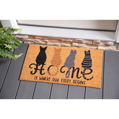 Where Our Story Begins Coir Door Mat