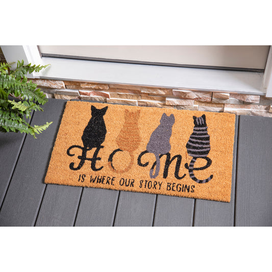 Where Our Story Begins Coir Door Mat