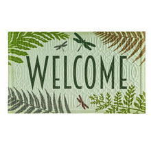 Load image into Gallery viewer, Welcome Dragonfly Embossed Door Mat
