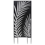 Decorative Metal Privacy Screen, Palm Leaves