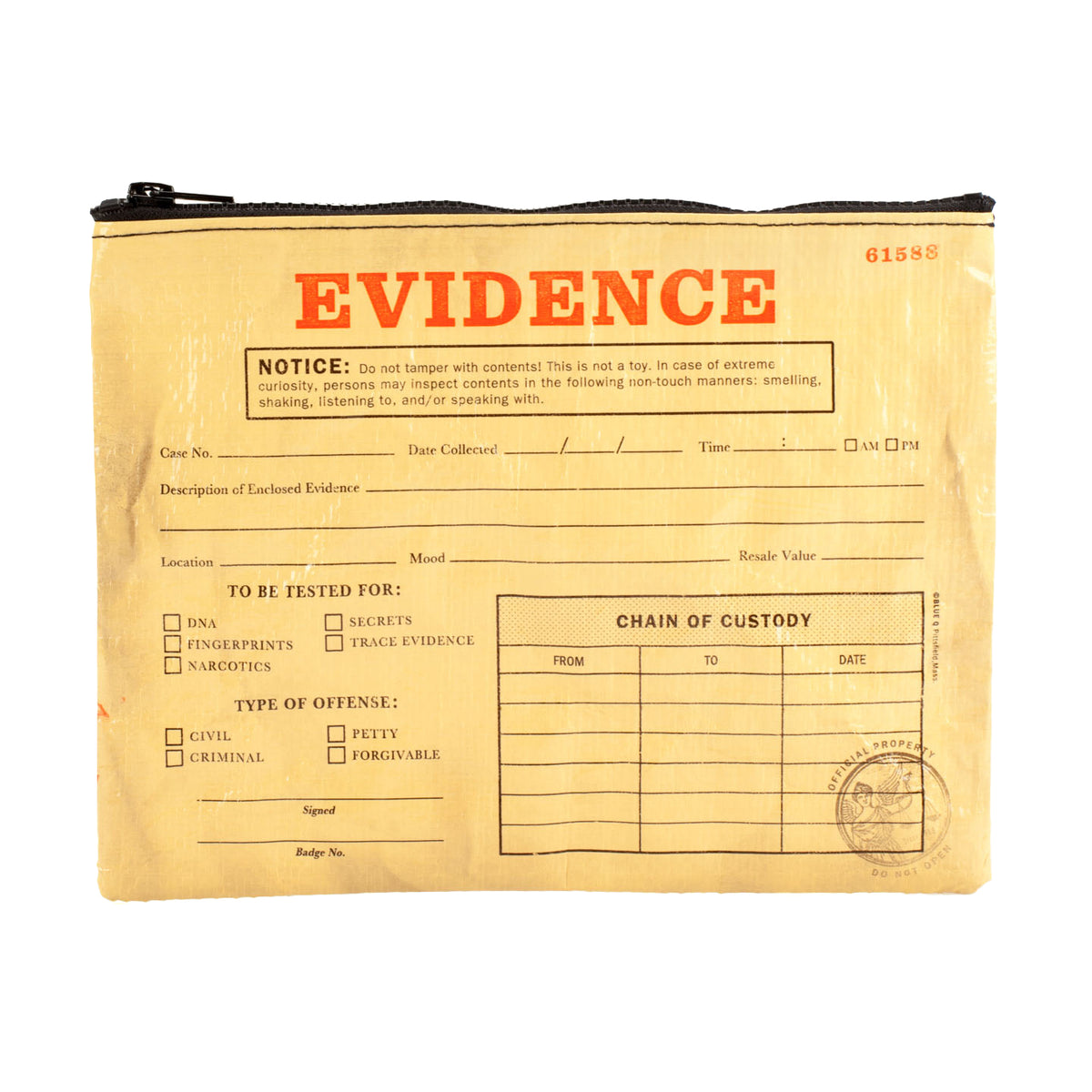 Evidence Zipper Pouch