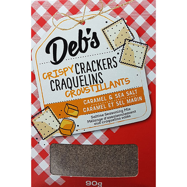 Deb's Dip Saltine Seasoning, Caramel & Sea Salt
