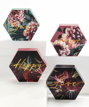 Load image into Gallery viewer, Floral Sentiment Mini Wood Block Decor, 4 Styles
