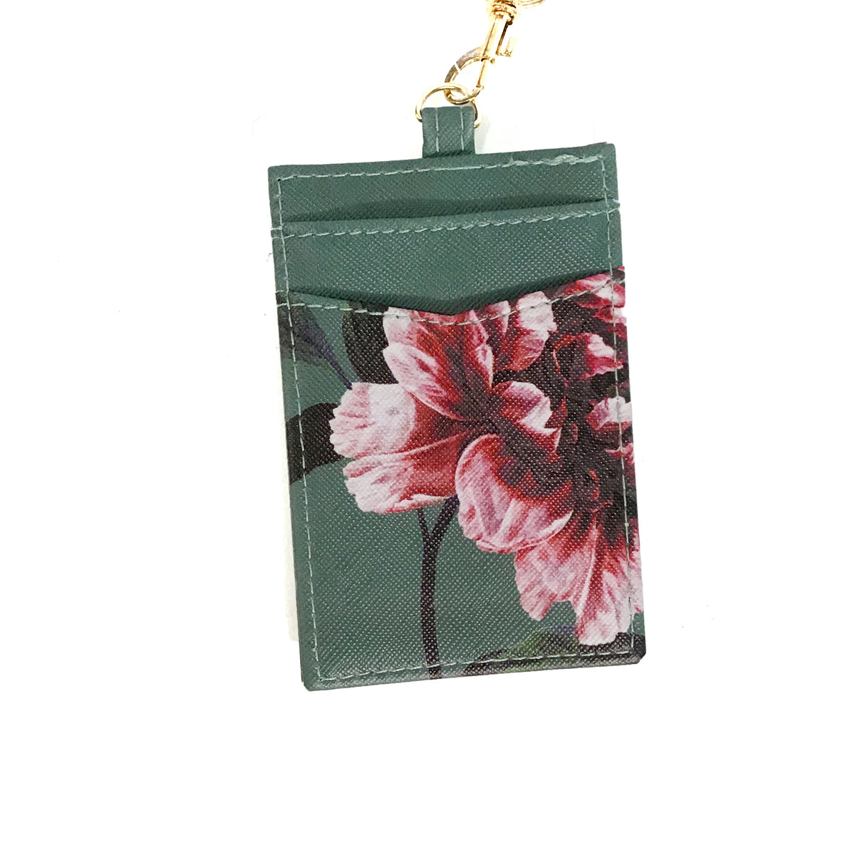 Floral Card Wallet Lanyard, 3 Styles